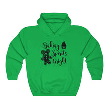 Load image into Gallery viewer, Baking Spirits Bright - Unisex Heavy Blend™ Hooded Sweatshirt