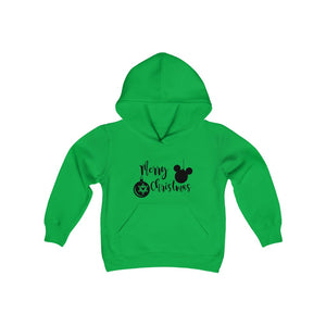 Merry Christmas Merry and Bright - Youth Heavy Blend Hooded Sweatshirt