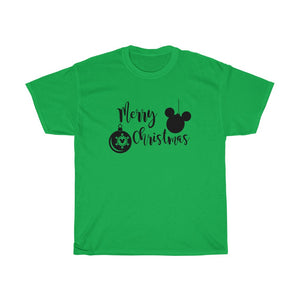 Merry Christmas Merry and Bright - Unisex Heavy Cotton Tee