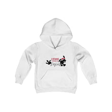 Load image into Gallery viewer, Dashing Through the Snow - Youth Heavy Blend Hooded Sweatshirt