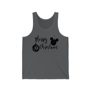 Merry Christmas Merry and Bright - Unisex Jersey Tank