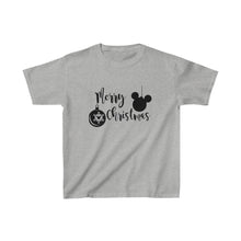 Load image into Gallery viewer, Merry Christmas Merry and Bright - Kids Heavy Cotton™ Tee