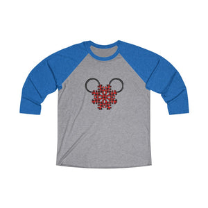 Unisex Tri-Blend 3/4 Raglan Tee