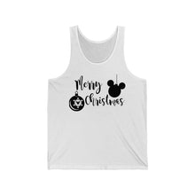 Load image into Gallery viewer, Merry Christmas Merry and Bright - Unisex Jersey Tank