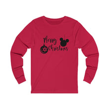 Load image into Gallery viewer, Merry Christmas Merry and Bright - Unisex Jersey Long Sleeve Tee