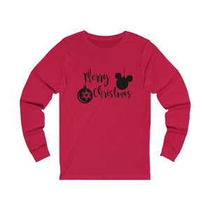 Merry Christmas Merry and Bright - Unisex Jersey Long Sleeve Tee