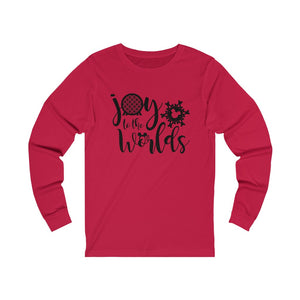 Joy to the Worlds - Unisex Jersey Long Sleeve Tee