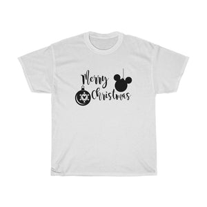 Merry Christmas Merry and Bright - Unisex Heavy Cotton Tee