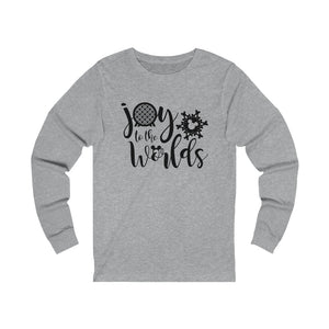 Joy to the Worlds - Unisex Jersey Long Sleeve Tee