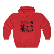 Load image into Gallery viewer, Baking Spirits Bright - Unisex Heavy Blend™ Hooded Sweatshirt