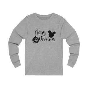 Merry Christmas Merry and Bright - Unisex Jersey Long Sleeve Tee