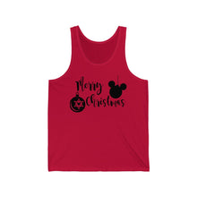 Load image into Gallery viewer, Merry Christmas Merry and Bright - Unisex Jersey Tank