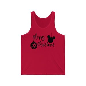 Merry Christmas Merry and Bright - Unisex Jersey Tank