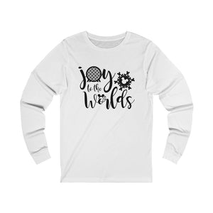 Joy to the Worlds - Unisex Jersey Long Sleeve Tee