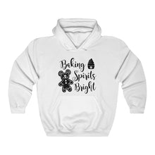 Load image into Gallery viewer, Baking Spirits Bright - Unisex Heavy Blend™ Hooded Sweatshirt