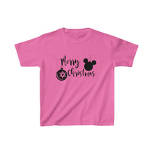 Load image into Gallery viewer, Merry Christmas Merry and Bright - Kids Heavy Cotton™ Tee