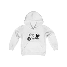 Load image into Gallery viewer, Merry Christmas Merry and Bright - Youth Heavy Blend Hooded Sweatshirt