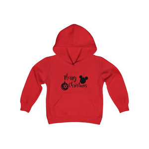 Merry Christmas Merry and Bright - Youth Heavy Blend Hooded Sweatshirt