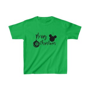 Merry Christmas Merry and Bright - Kids Heavy Cotton™ Tee