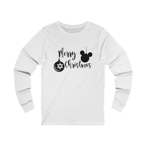 Merry Christmas Merry and Bright - Unisex Jersey Long Sleeve Tee