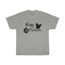 Load image into Gallery viewer, Merry Christmas Merry and Bright - Unisex Heavy Cotton Tee