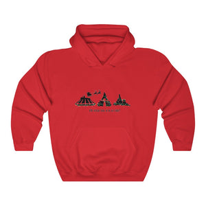 Oh What Fun it is to Ride - Unisex Heavy Blend™ Hooded Sweatshirt