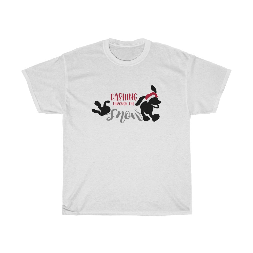 Dashing Through the Snow - Unisex Heavy Cotton Tee