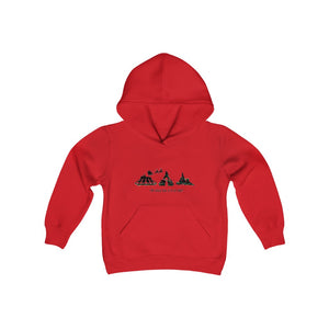 Oh What Fun it is to Ride - Youth Heavy Blend Hooded Sweatshirt