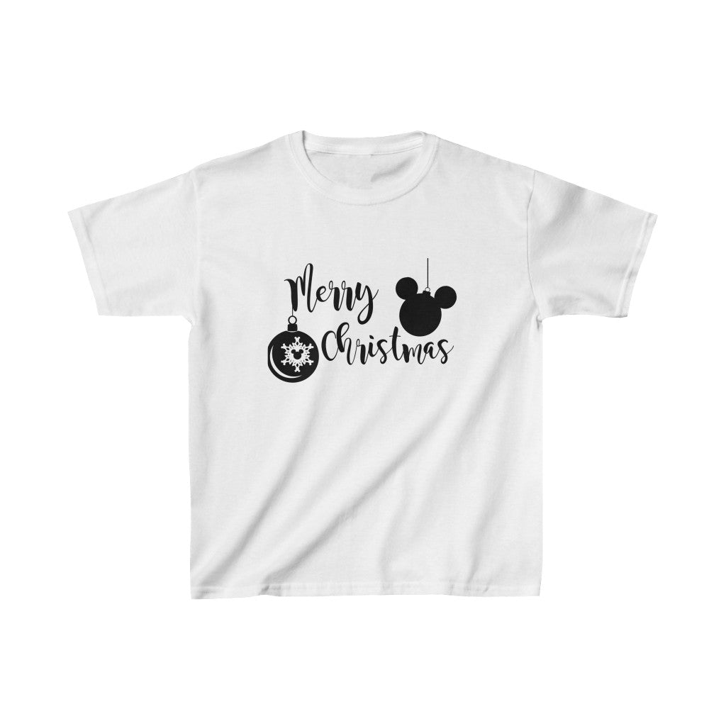 Merry Christmas Merry and Bright - Kids Heavy Cotton™ Tee