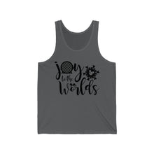 Load image into Gallery viewer, Joy to the Worlds - Unisex Jersey Tank