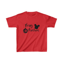 Load image into Gallery viewer, Merry Christmas Merry and Bright - Kids Heavy Cotton™ Tee