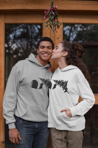 Christmas Tree Mice - Unisex Heavy Blend™ Hooded Sweatshirt