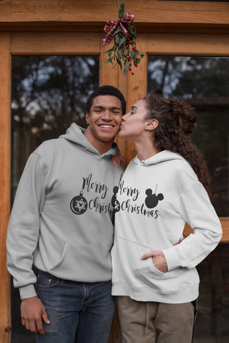 Merry Christmas Merry and Bright - Unisex Heavy Blend™ Hooded Sweatshirt