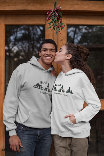 Oh What Fun it is to Ride - Unisex Heavy Blend™ Hooded Sweatshirt