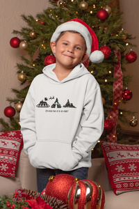 Oh What Fun it is to Ride - Youth Heavy Blend Hooded Sweatshirt