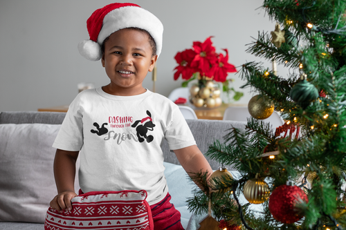 Dashing Through the Snow - Kids Heavy Cotton™ Tee